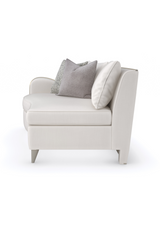 White Chenille Modular Sofa | Caracole Lillian | Caracole.eu.com