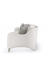 White Chenille Modular Sofa | Caracole Lillian | Caracole.eu.com
