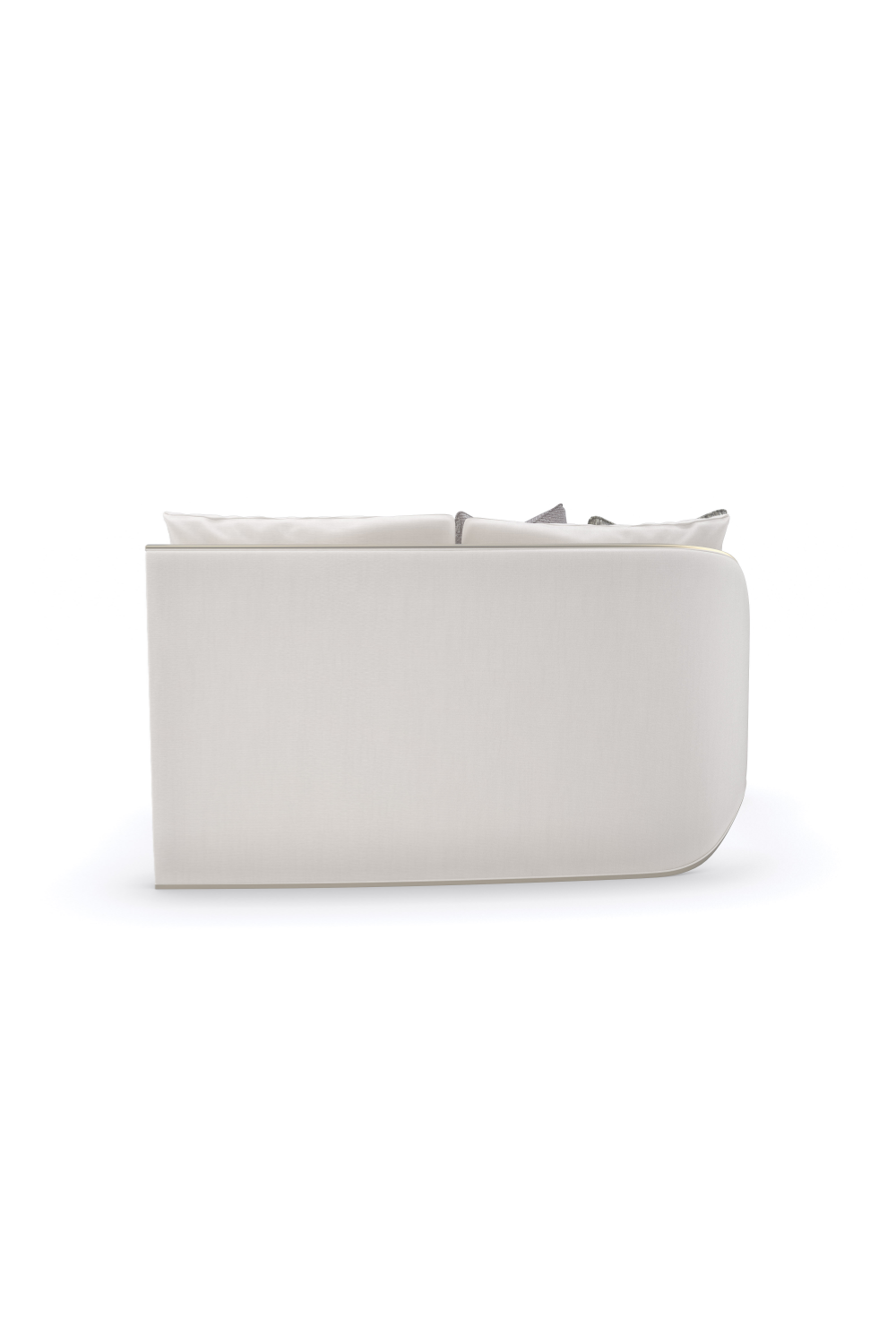 White Chenille Modular Sofa | Caracole Lillian | Caracole.eu.com