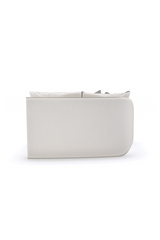 White Chenille Modular Sofa | Caracole Lillian | Caracole.eu.com