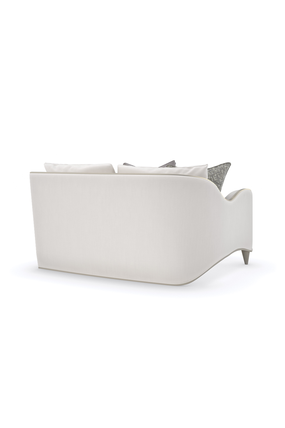 White Chenille Modular Sofa | Caracole Lillian | Caracole.eu.com