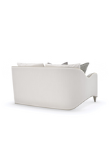 White Chenille Modular Sofa | Caracole Lillian | Caracole.eu.com