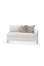 White Chenille Modular Sofa | Caracole Lillian | Caracole.eu.com