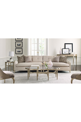 White Chenille Modular Sofa | Caracole Lillian | Caracole.eu.com