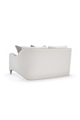 White Chenille Modular Sofa | Caracole Lillian | Caracole.eu.com