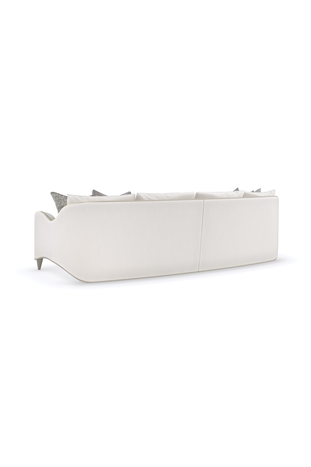 White Chenille Modular Sofa | Caracole Lillian | Caracole.eu.com