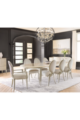 Velvet Modern Side Chair | Caracole Lillian | Caracole.eu.com