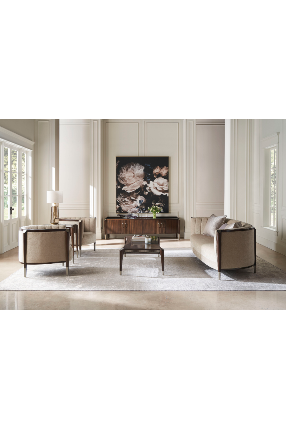 Channel Tufted Sofa | Caracole The Oxford | Caracole.eu.com