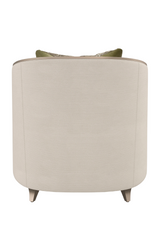 Cream Modern Barrel Chair | Caracole Valentina Matching | Caracole.eu.com