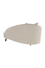 Cream Velvet Tufted Chaise | Caracole Valentina | Caracole.eu.com