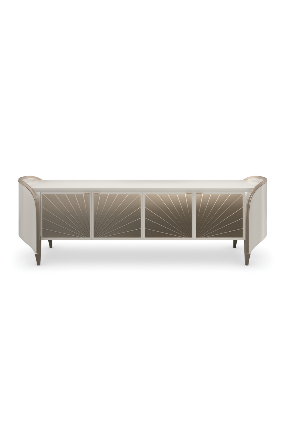 Oval Modern Media Cabinet | Caracole Valentina | Caracole.EU.com