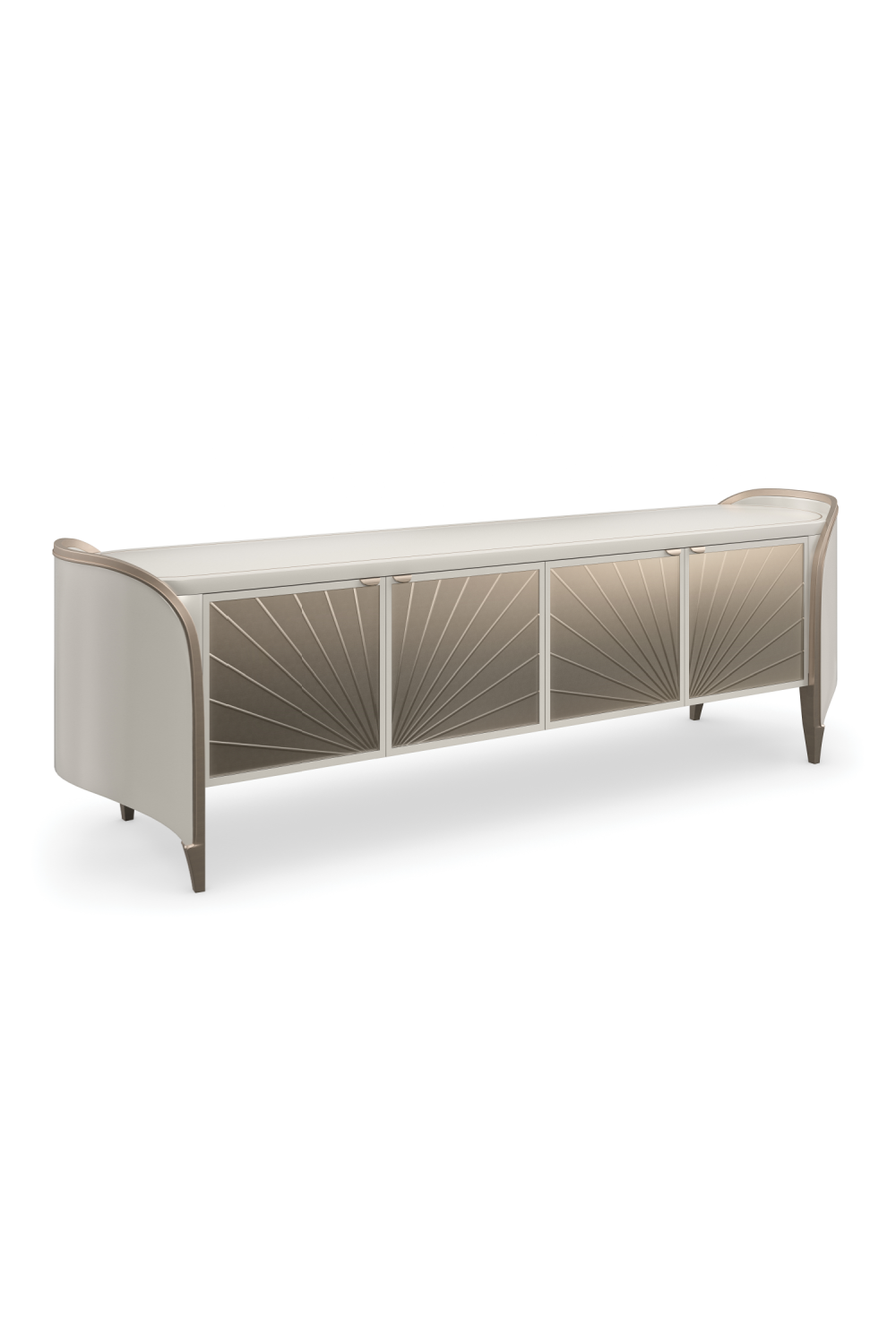 Oval Modern Media Cabinet | Caracole Valentina | Caracole.EU.com