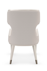 Sculptural White Modern Armchair | Caracole Valentina | Caracole.eu.com