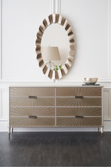 Radial Patterned Glass Dresser | Caracole Valentina | Caracole.eu.com