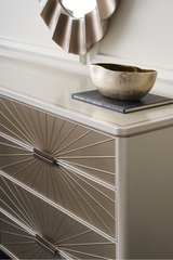 Radial Patterned Glass Dresser | Caracole Valentina | Caracole.eu.com