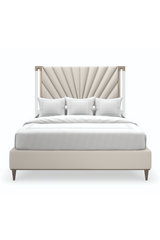 Taupe Tailored Bed | Caracole Valentina | Caracole.eu.com
