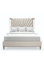 Taupe Tailored Bed | Caracole Valentina | Caracole.eu.com