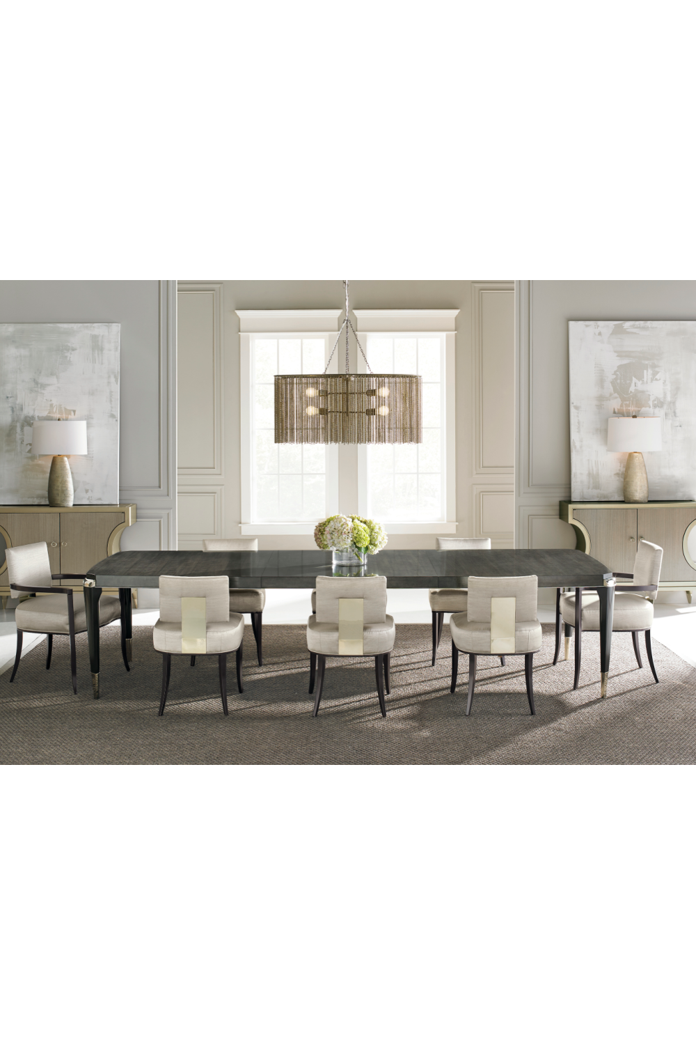 Black Modern Dining Table | Caracole All Trimmed Out | Caracole.eu.com