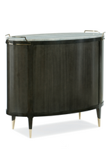 Oval Modern Bar Cabinet | Caracole Mix-ology | Caracole.eu.com