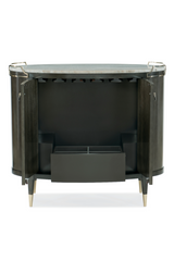 Oval Modern Bar Cabinet | Caracole Mix-ology | Caracole.eu.com