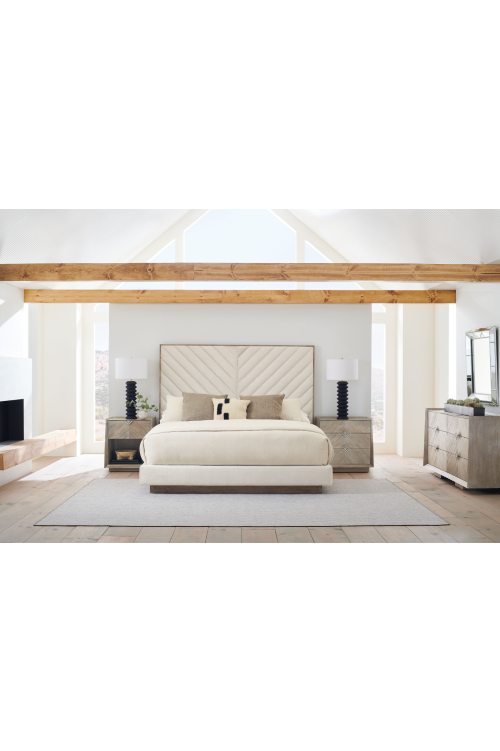 Ash Driftwood Rustic Nightstand | Caracole Earthly Delight | Oroa.com
