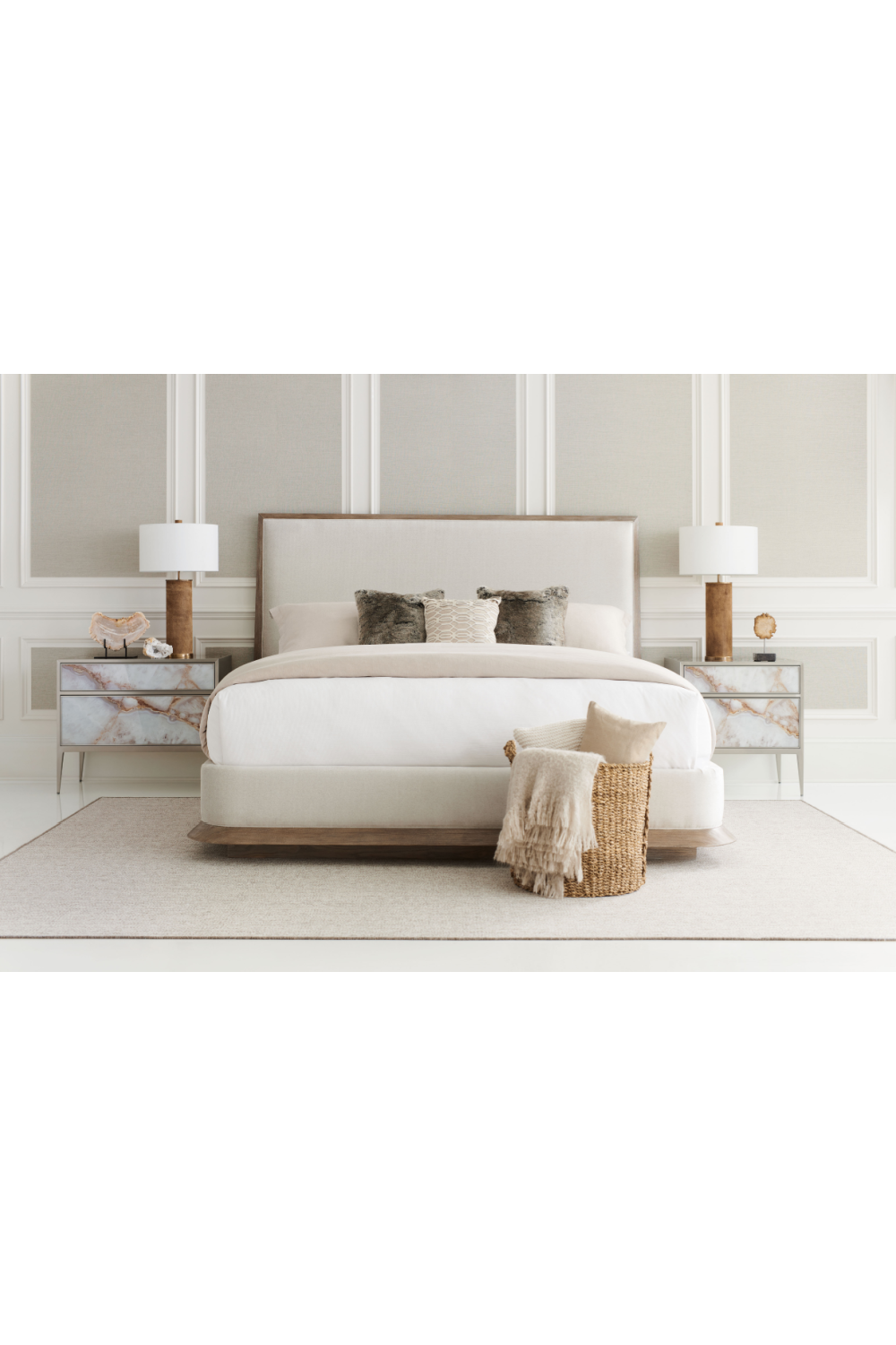 Cream Classic Bed | Caracole The Stage Is Set | Caracole.eu.com