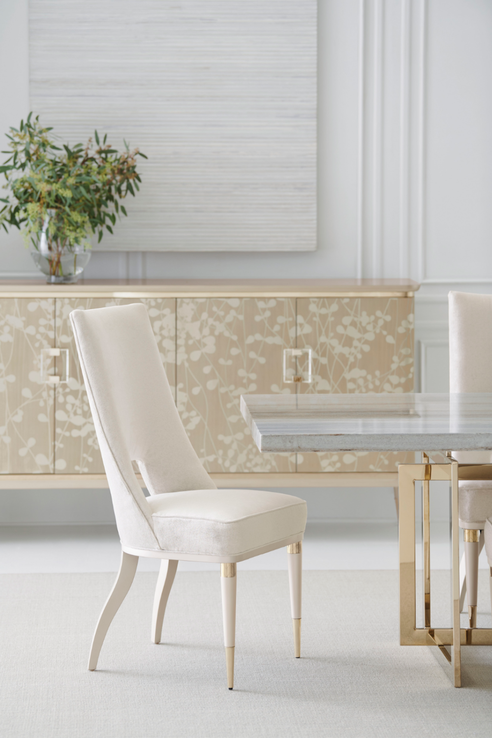 Beige Marble Dining Table | Caracole Wish You Were Here | Caracole.eu.com