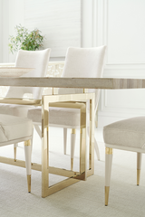 Beige Marble Dining Table | Caracole Wish You Were Here | Caracole.eu.com