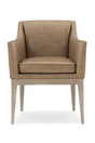 Brown Leather Dining Armchair | Caracole Free And Easy | Caracole.eu.com