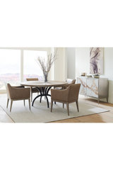 Brown Leather Dining Armchair | Caracole Free And Easy | Caracole.eu.com