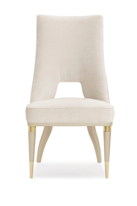 Ivory Modern Dining Chair | Caracole Guest of Honor | Caracole.eu.com
