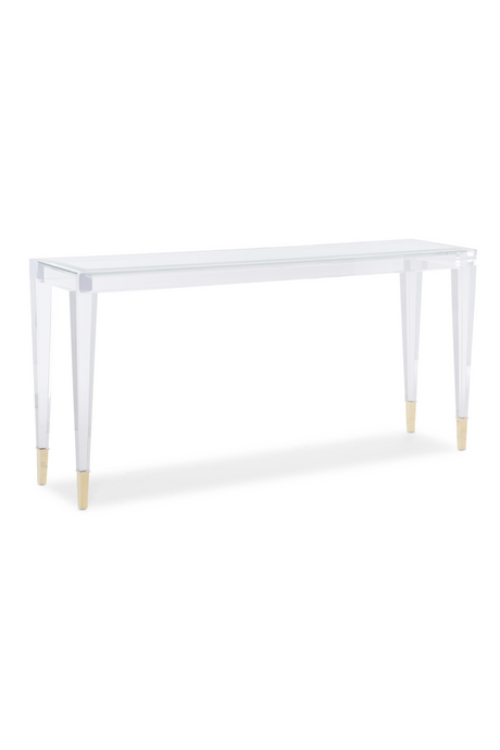 Transparent Modern Console Table | Caracole Ahhhhh | Caracole.eu.com