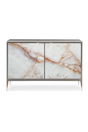 Patterned White Agate Cabinet | Caracole Rock Steady | Caracole.eu.com