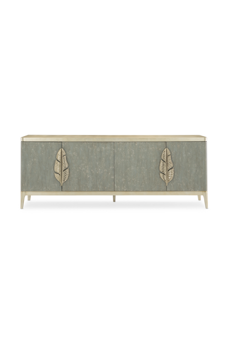 Gold Palm Accent Sideboard  | Caracole Waterside | Caracole.eu.com