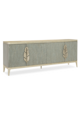 Gold Palm Accent Sideboard  | Caracole Waterside | Caracole.eu.com