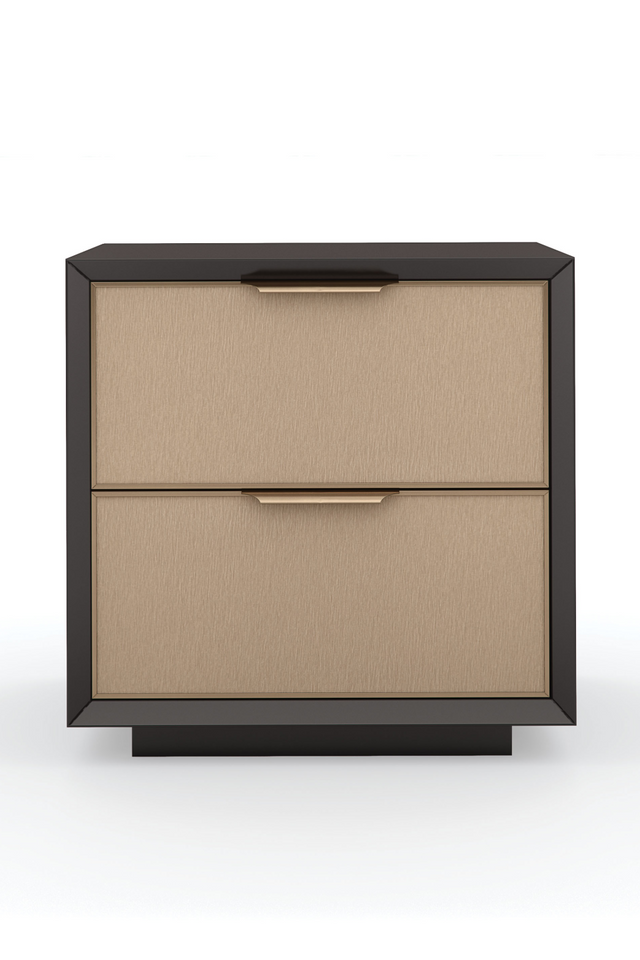 Brown Modern Bedside Table | Caracole Double Wrap | Oroa.com