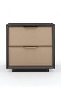 Brown Modern Bedside Table | Caracole Double Wrap | Oroa.com