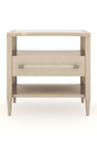 Crescent-Shaped Top Nightstand | Caracole Clearly Open | Oroatrade.com