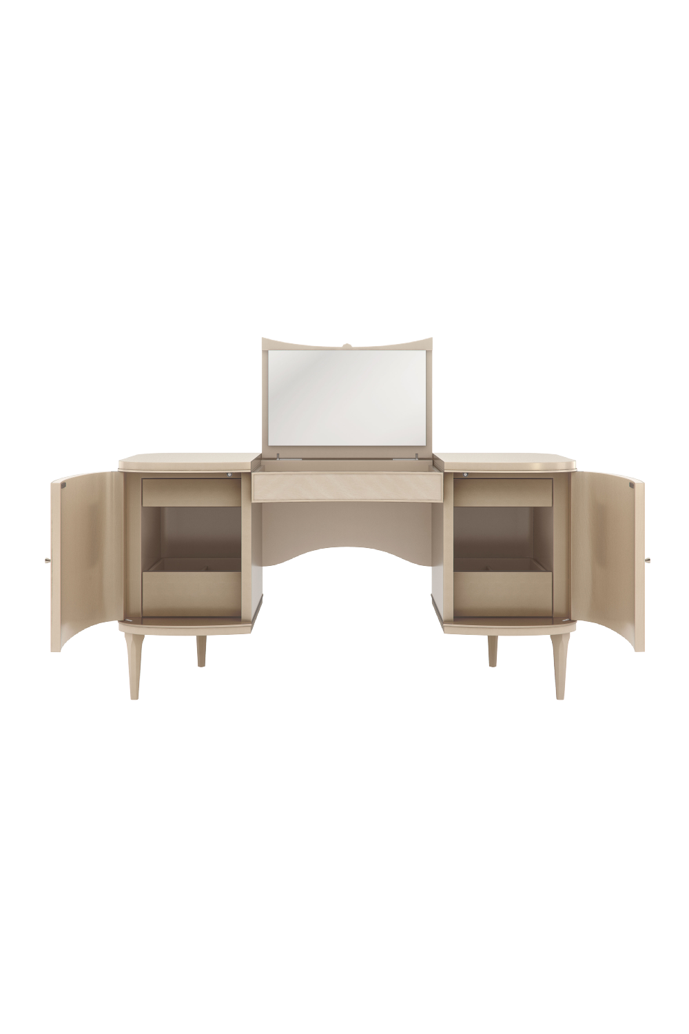 Cream Modern Vanity Table | Caracole Fancy Me | Caracole.eu.com