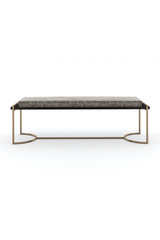Gray Velvet Bench | Caracole Slim Line | Caracole.eu.com