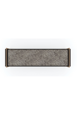 Gray Velvet Bench | Caracole Slim Line | Caracole.eu.com
