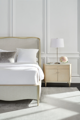 White Modern California King Bed | Caracole Deep Sleep | Caracole.eu.com