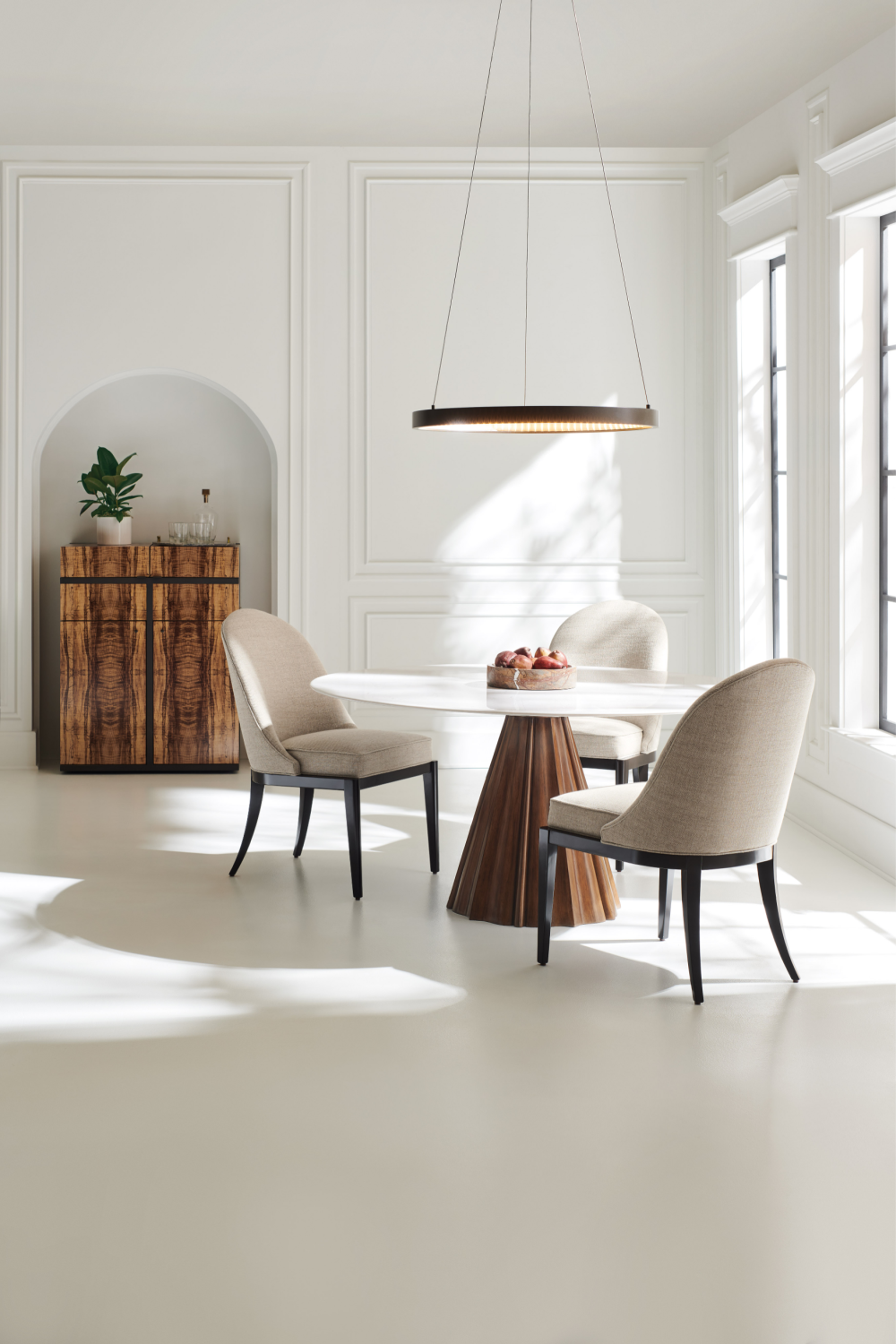 White Marble Dining Table | Caracole All Natural | Caracole.eu.com