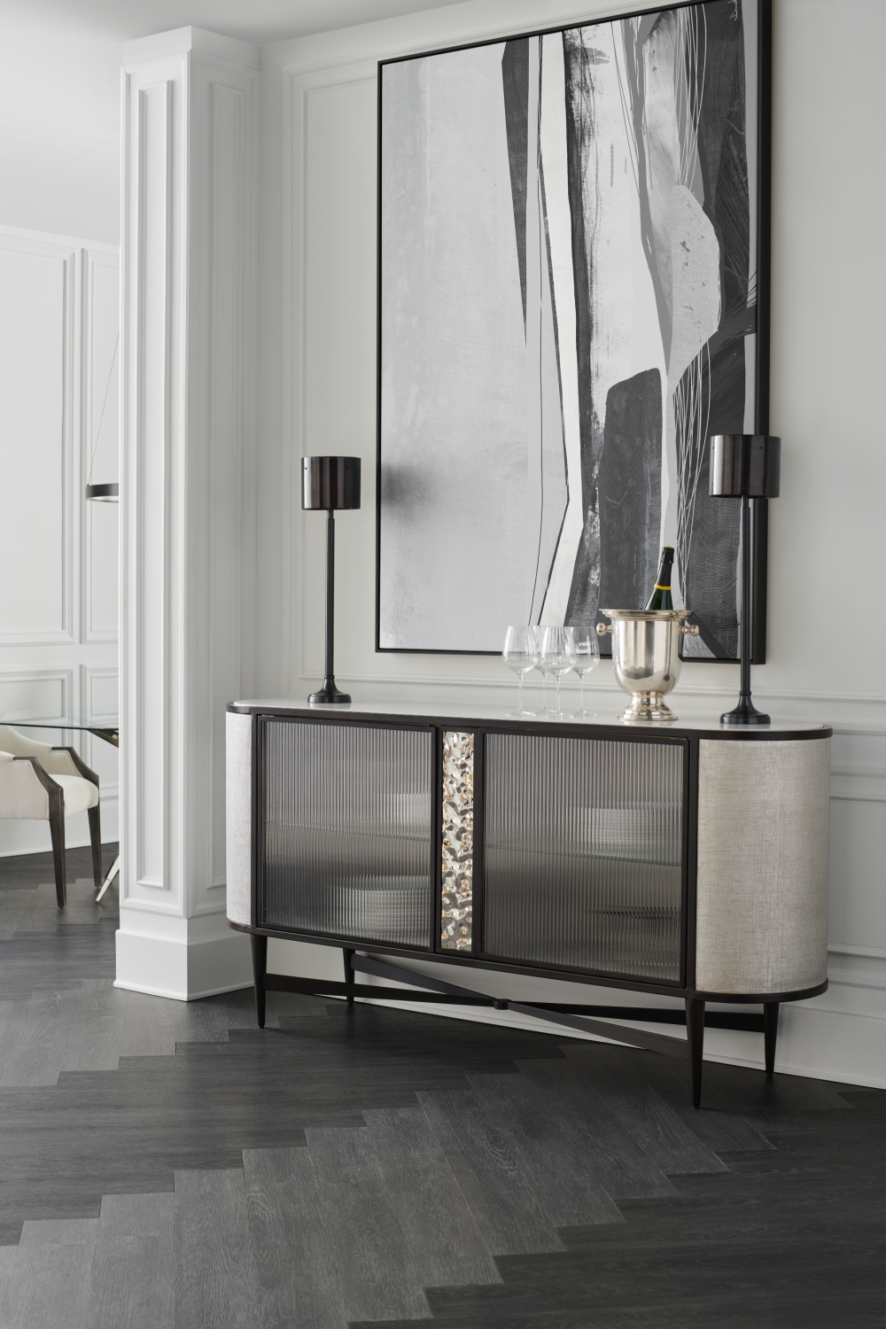 Oval Silver Buffet | Caracole Has It All | Caracole.eu.com