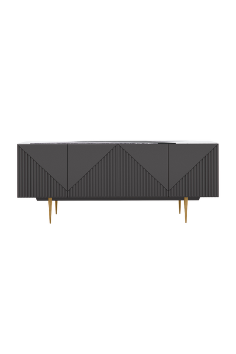 Slatted Modern Sideboard | Caracole Over The Edge | Caracole.eu.com