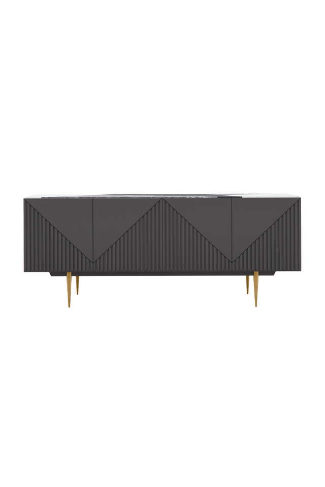 Slatted Modern Sideboard | Caracole Over The Edge | Caracole.eu.com