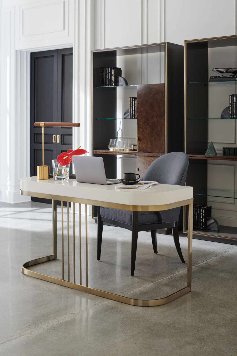 Blue Modern Dining Chair | Caracole Natural Choice | Caracole.eu.com