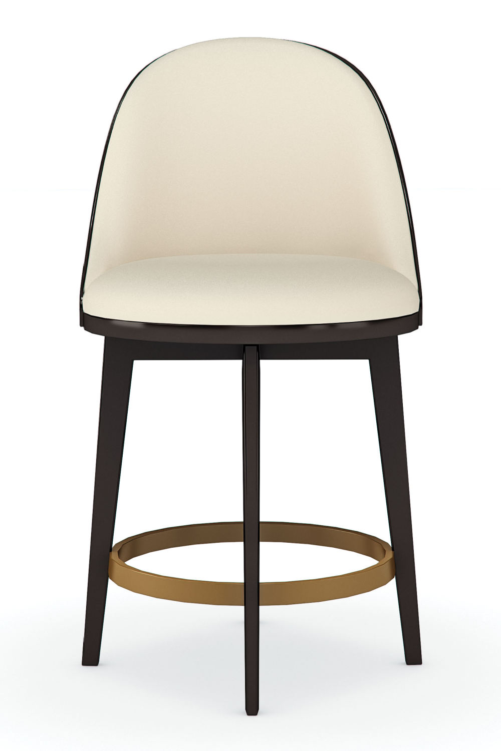 Vegan Leather Counter Stool | Caracole Another Round | Caracole.eu.com