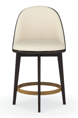 Vegan Leather Counter Stool | Caracole Another Round | Caracole.eu.com