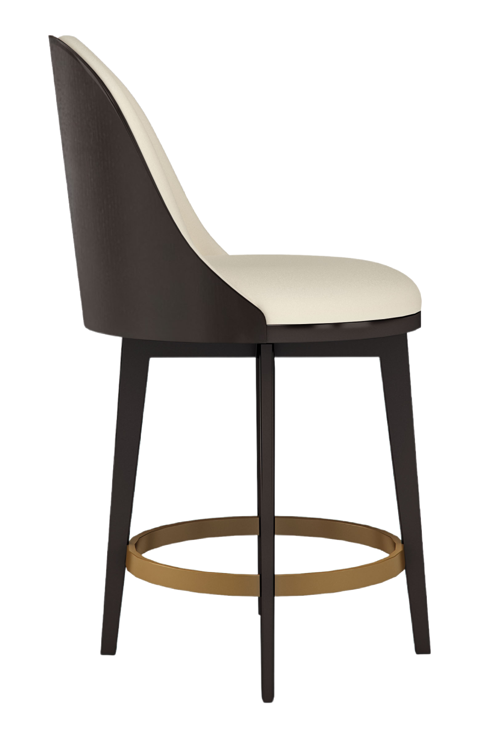 Vegan Leather Counter Stool | Caracole Another Round | Caracole.eu.com